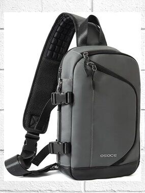 NWOT! Waterproof Shoulder Cossbody Bag w/ RFID, Anti-Theft, Padded Back & Strap